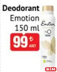 EMOTİON DEODORANT 150 ML fiyat ve kampanya bilgisi